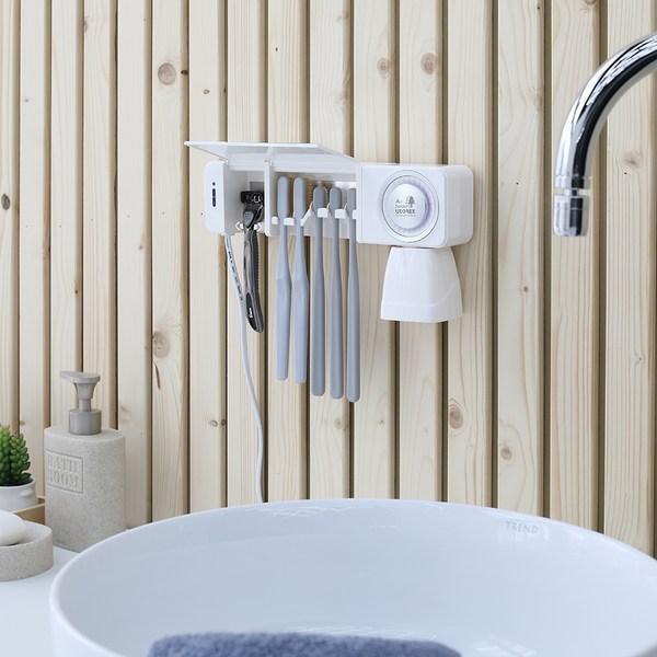 Utorex Kopftyp Negativionen-Luftreinigungs-Zahnbürstentrockner UTC-53AW, weiß