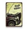 Back To The Future Poster Metal Tin Sign Vintage Home Decor Movie Wall Sticker Metal Plaque Retro Iron Painting Room Decor 30x40