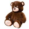Peluche géante - Made in France - Ours Augustin - Chocolat - 70cm - Mixte