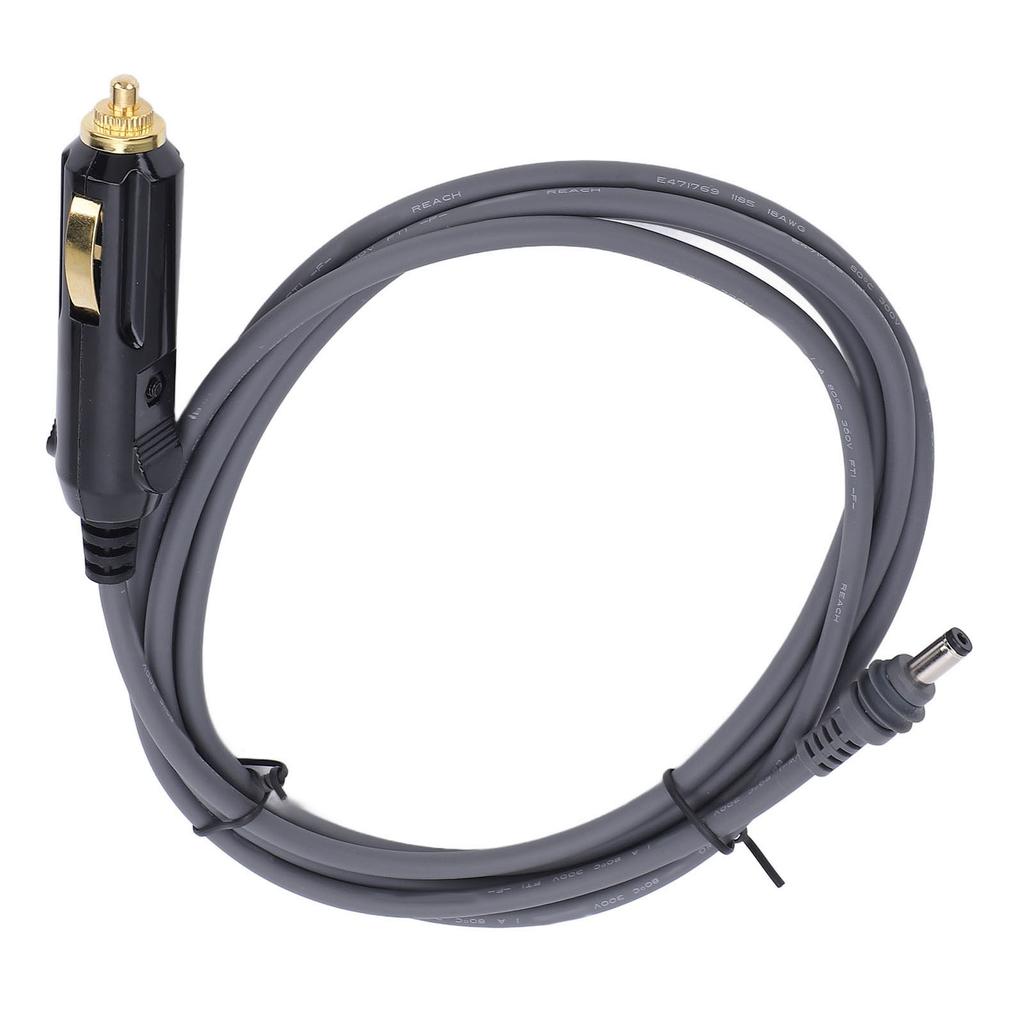 DC Car Power Cable 6.5ft 12V 24V 18AWG Water Resistant Cigar Lighter Power Cord for Mini Satellite Dish RV Car Truck