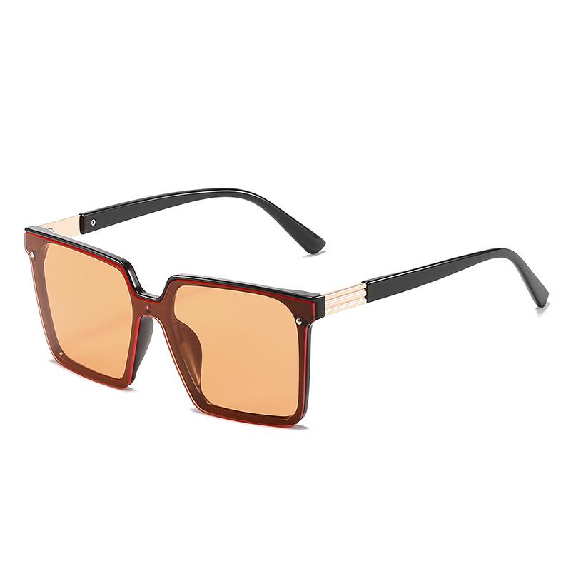 

Солнцезащитные очки 2024 года, квадратные, с большой оправой, с многоцветным градиентом