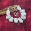 Selenite Handmade Gemstone Necklace, 925 Solid Sterling Silver Necklace Antique Jewelry, For Engagement Gift