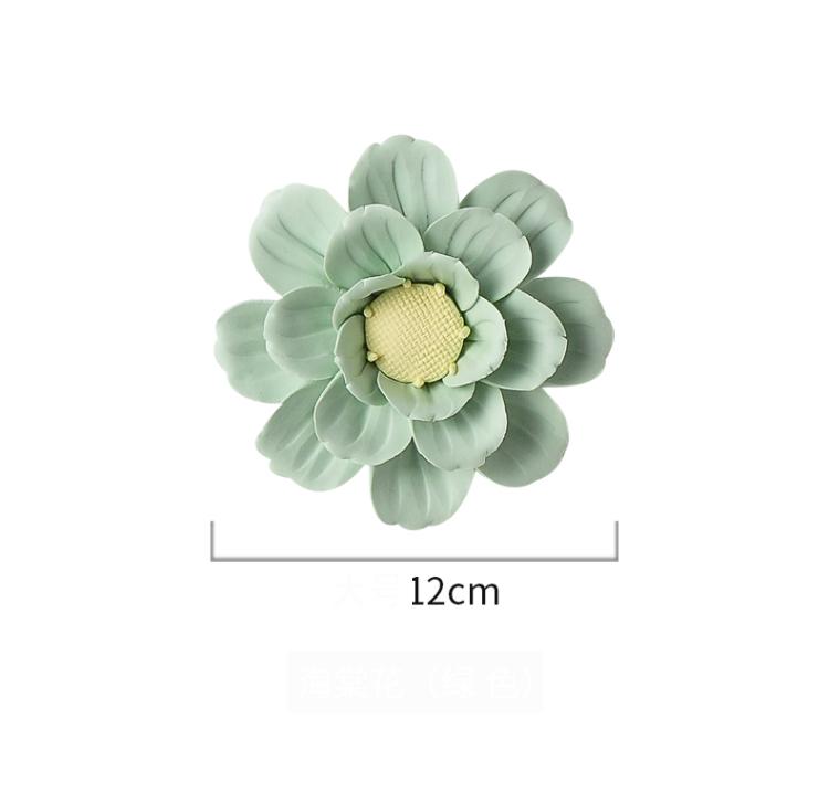 Decorațiune Murală Creativă din Ceramică cu Flori pentru Perete, Decor pentru Casă, Perete de Fundal pentru Canapaua TV, Artizanat Agățat, Magazin, Hotel, Pridvor, Autocolant de Perete Decor