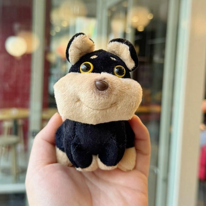 Cute Animal Bee Dog Plush Keychain Pendant Doll Keyring For Gifts