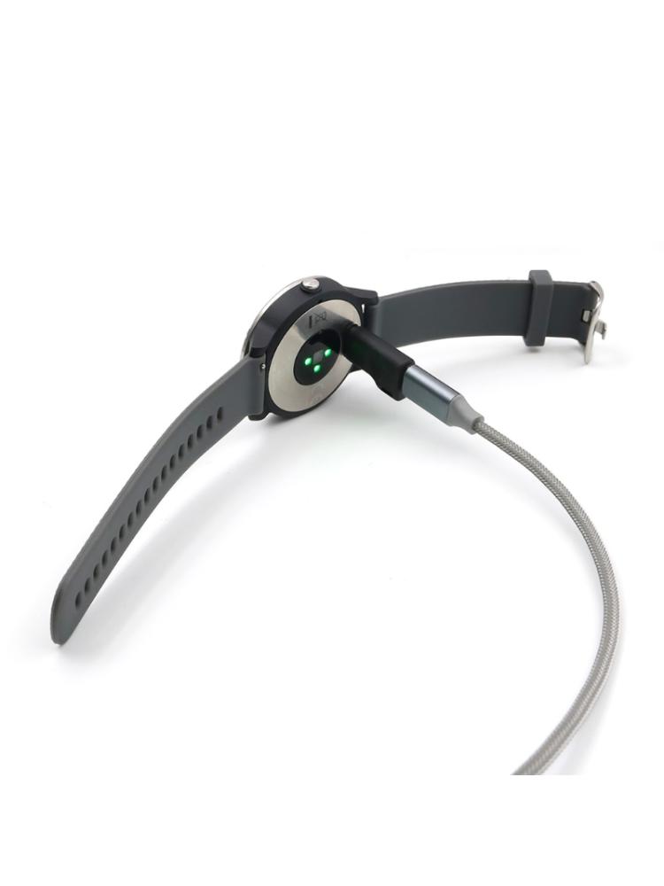 USB C hunn- til 4-pinners ladekonverter for -Garmin Fenix ​​5/5S/5X/6 Forerunner 45/45S/245/245M/935 Sma