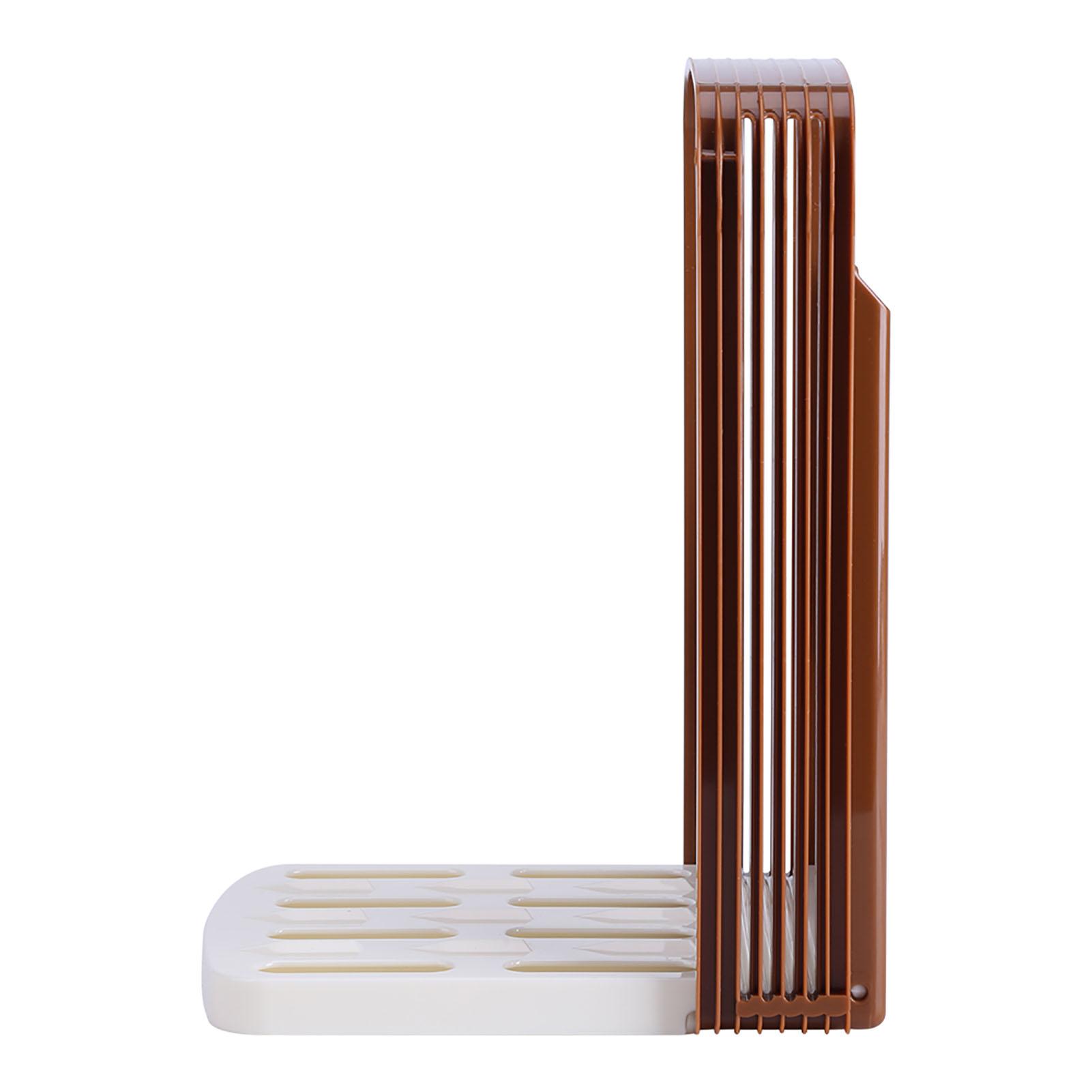 

Bread Toast Cutter Mold Kitchen Sandwich Slicing Guide Foldable Tools with 4 Thickness