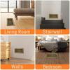 Carbon Steel Floor Register High Efficiency Air Vent Covers 2-Pack Floor Vent Covers  Home Floor