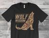 Howling Wolf Art Solo Lone Wisdom Inspirational Motivational Wolves Shirt, Wolf Lover Gifts, Hipster Wolf Spirit Vintage Animal T-Shirts,