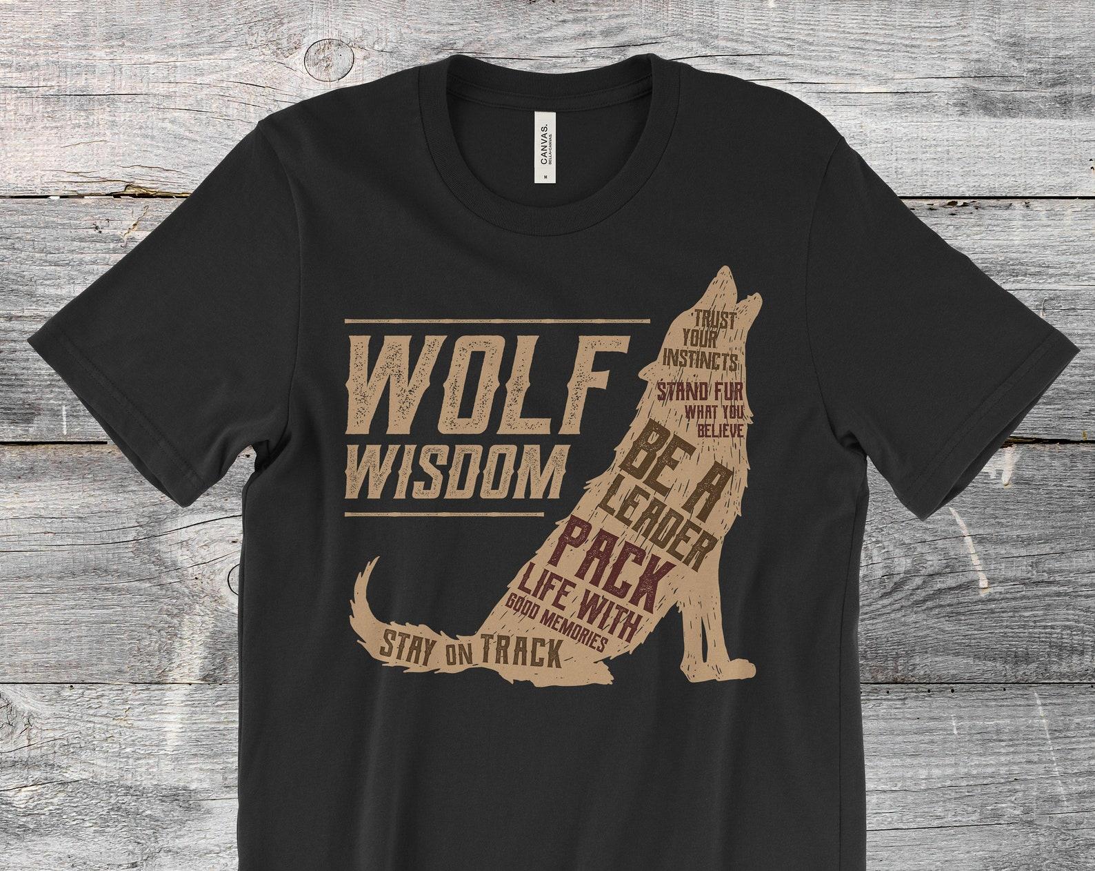 Howling Wolf Art Solo Lone Wisdom Inspirational Motivational Wolves Shirt, Wolf Lover Gifts, Hipster Wolf Spirit Vintage Animal T-Shirts, 120