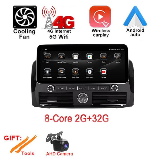 For Toyota Prado 2004-2009 Carplay Android 14 Car Radio Multimedia Video Player Navigaion Head Unit Stereo 2Din Audio