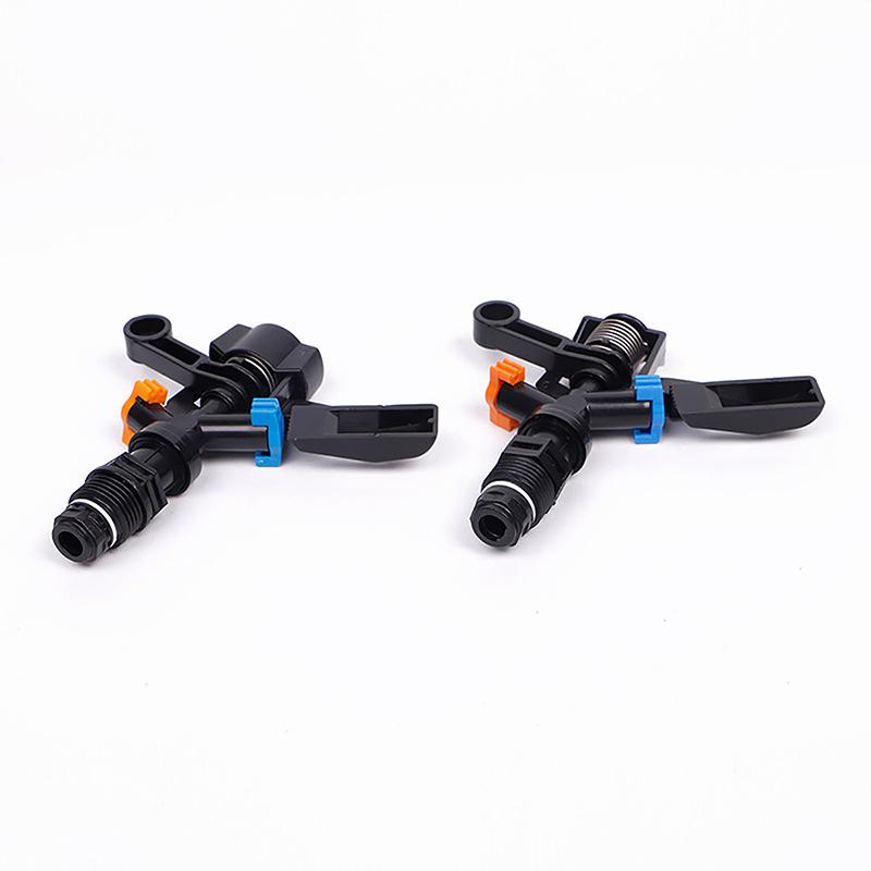 Aspersor rotativ pentru udarea grădinii, duză cu balansoar din plastic, pentru irigare, aspersor pentru gazon cu conector tată de 1/2 inch