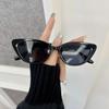 Designer Brand Cat Eye Sunglasses Women Men Casual Small Frame Sun Glasses Female Mirror Colors Luxurious Fashion