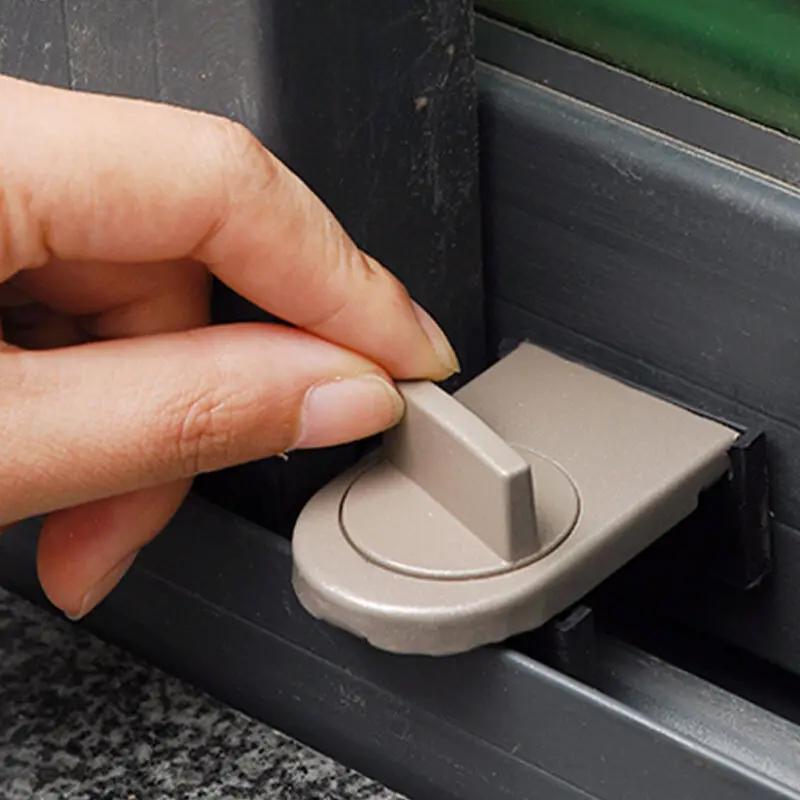 Push Window Child Safety Lock Adjustable Security Door Latch Anti-Theft Lock Direct Sales Window Limit Protection Lock