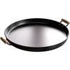 Xiuzhi Uncoated Wrought Iron Flat Frying Pan