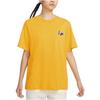 New Nike Set In Sleeve T Shirt Women's Yellow FD2548-739