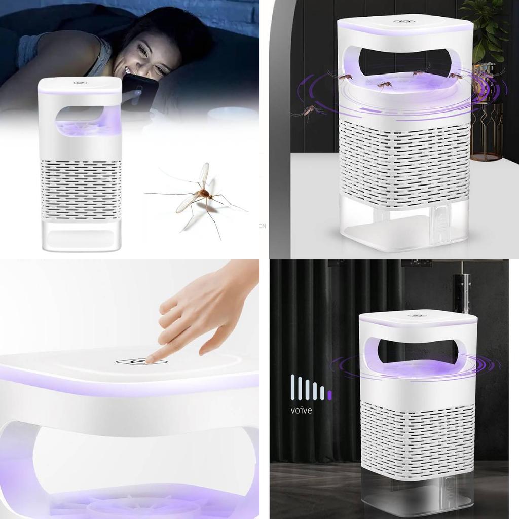 Mosquito Physical Light Killer Lamp Aspiration Trap Flies Repellent Efficient