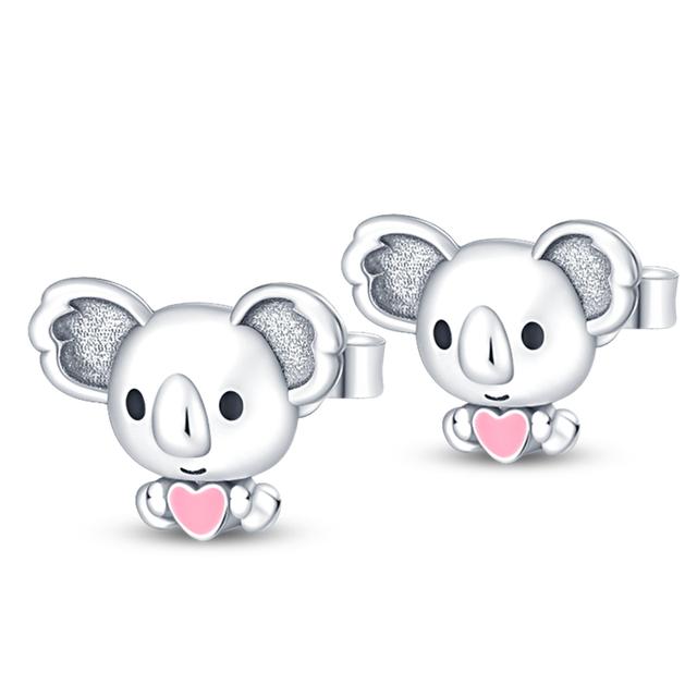 Wiosna 925 Srebro Sterlingowe Kwiat Owad Kobiety Kolczyki Geometryczne Koło Sztyft Złote Kolczyki Srebro 925