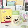 Kettle cute ceramic mug with lid household couple drinking buffalo milk cup girl birthday gift
