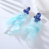New Style Feather Long Earrings - Long and Elegant Ethereal Earrings with High-end and Unique Style. Ear Ornaments.