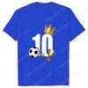 Hot 2026 Football 10 Graphic T Shirt Womens Unisexs Fashion Tshirts Short Sleeve Shirts Summer Cool Tshirts Plus Size Tops
