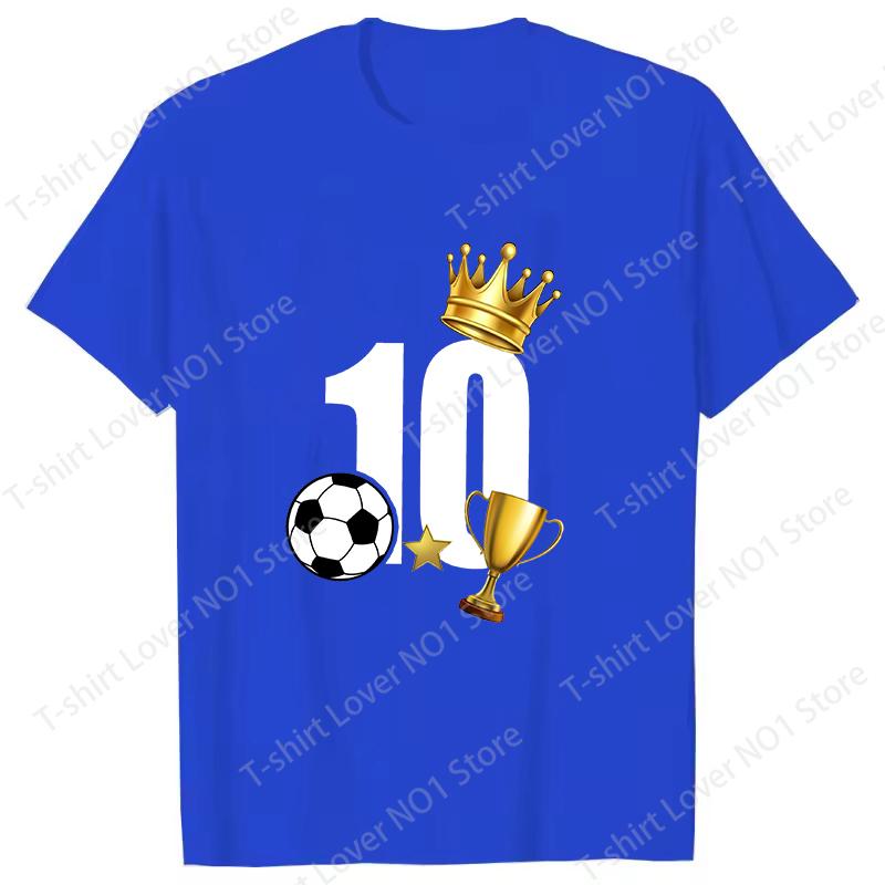 Hot 2026 Football 10 Graphic T Shirt Womens Unisexs Fashion Tshirts Short Sleeve Shirts Summer Cool Tshirts Plus Size Tops