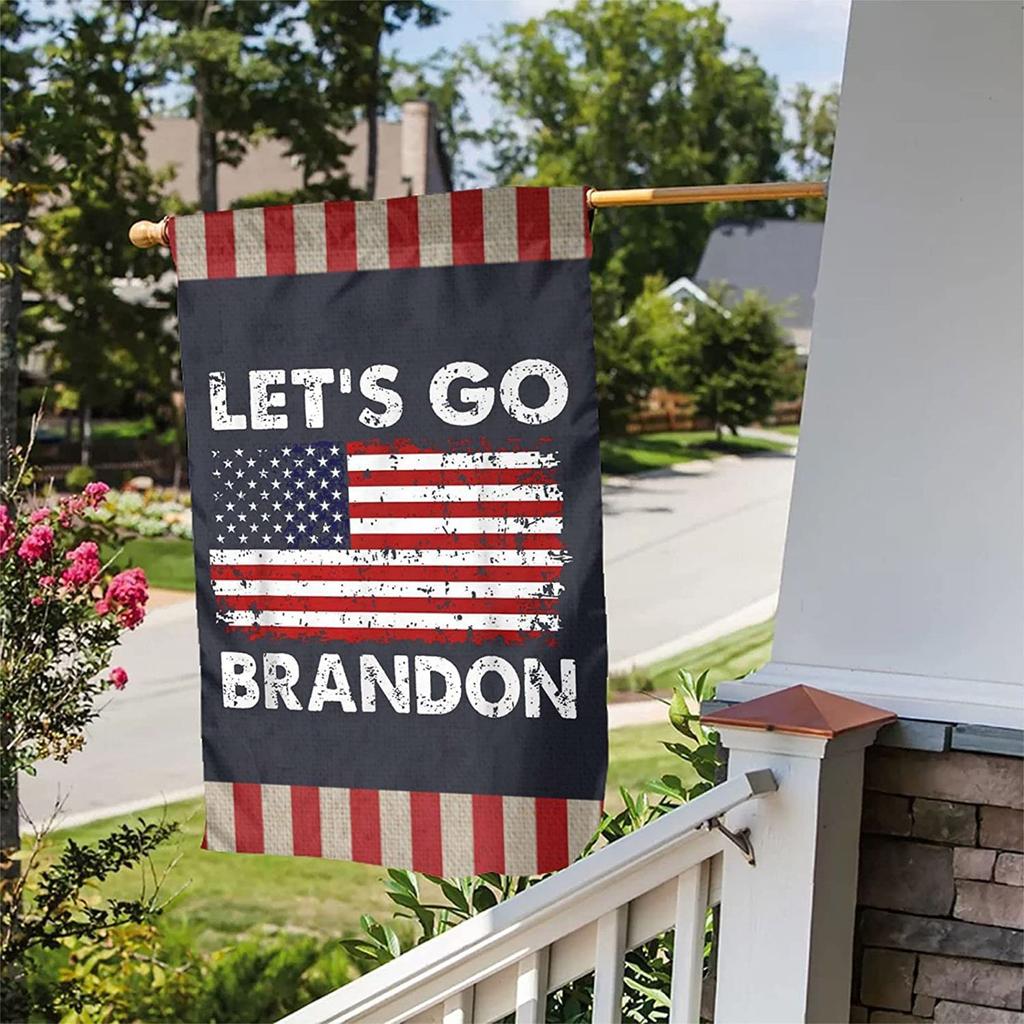 LET'S  BRANDON Flag 45*30cm Outdoor Banner Interior Decoration