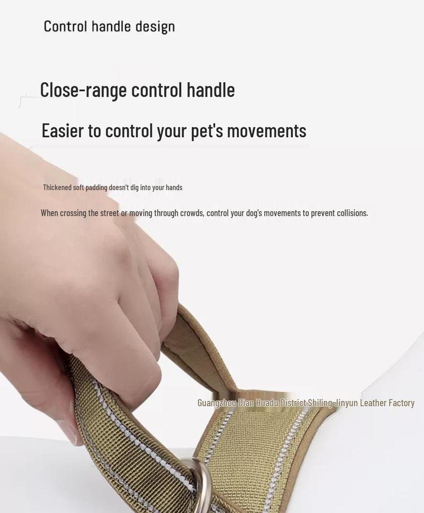 Neuer Stil Hunde Geschirr Weste Halsband für Große Rassen - Malinois, Golden Retriever, Deutscher Schäferhund, Border Collie