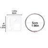 Acrylic Thread Drops Thread Winding Boards Floss Bobbins Cross Stitches Floss Drops Bobbins Floss Organizer Clear Floss Drops