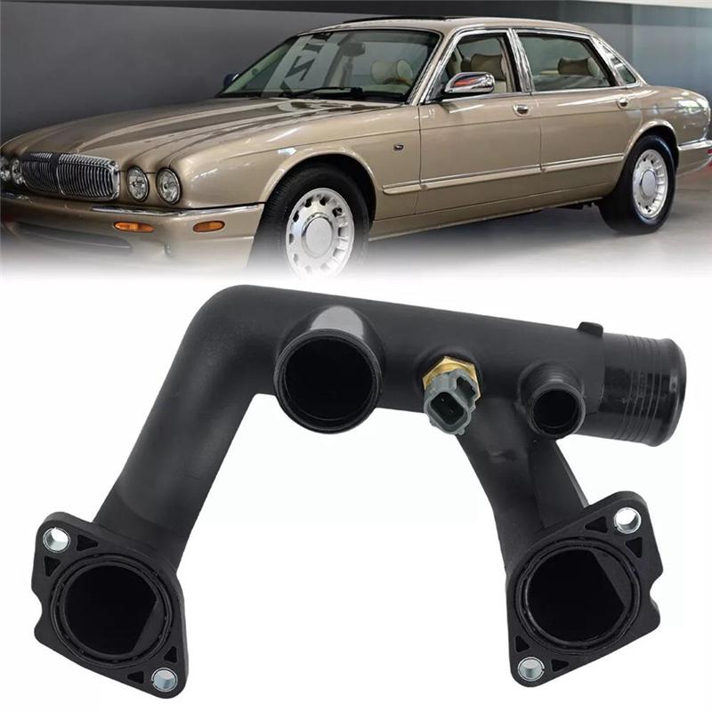Durable-AJ85885 96JV-8A504-BD Thermostat Coolant Housing Water Pull For Jaguar Vanden Plas XJ8 XJR XK8 3.2 4.0 V8