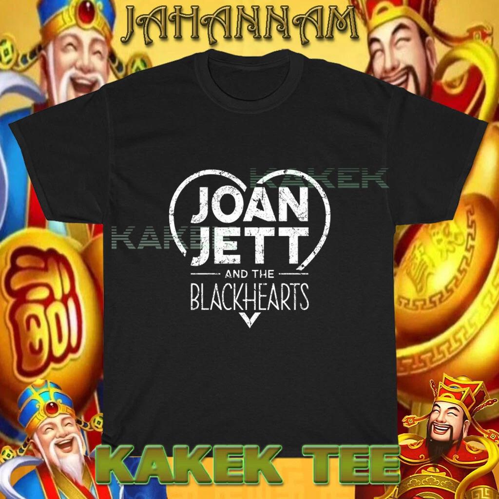 Новая футболка Логотип Joan Jett and The Blackhearts Смешная футболка Размер США от S до 5XL L