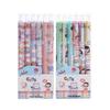 6-Piece Boxed Gel Pens - Cute, Press-Type, Water-Based Click Pens for Students and Office Use