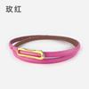 Leather Women'S Thin Belt Cowhide With Casual Pants Dress Women'S Thin Belt