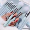 12Pcs/Set Professional Eyeshadow Powder Brush Furry Cosmetic Brush Set Student