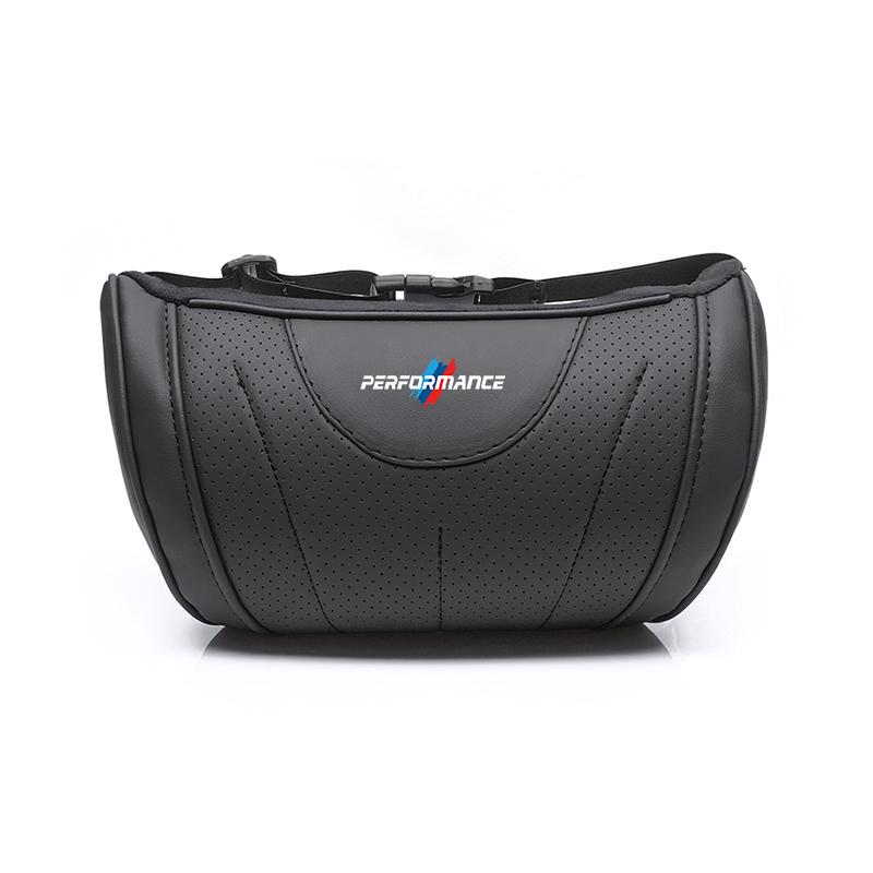 Car Neck Pillow Leather Breathable Soft Headrest Accessories Key For BMW M X F30 F40 F10 E90 F20 E46 E34 E53 E61 E62 E60 G20 G05 bzdf48