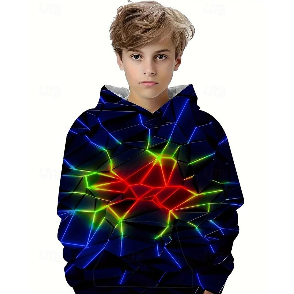 

Детская модная толстовка с капюшоном с принтом, повседневная спортивная одежда 160