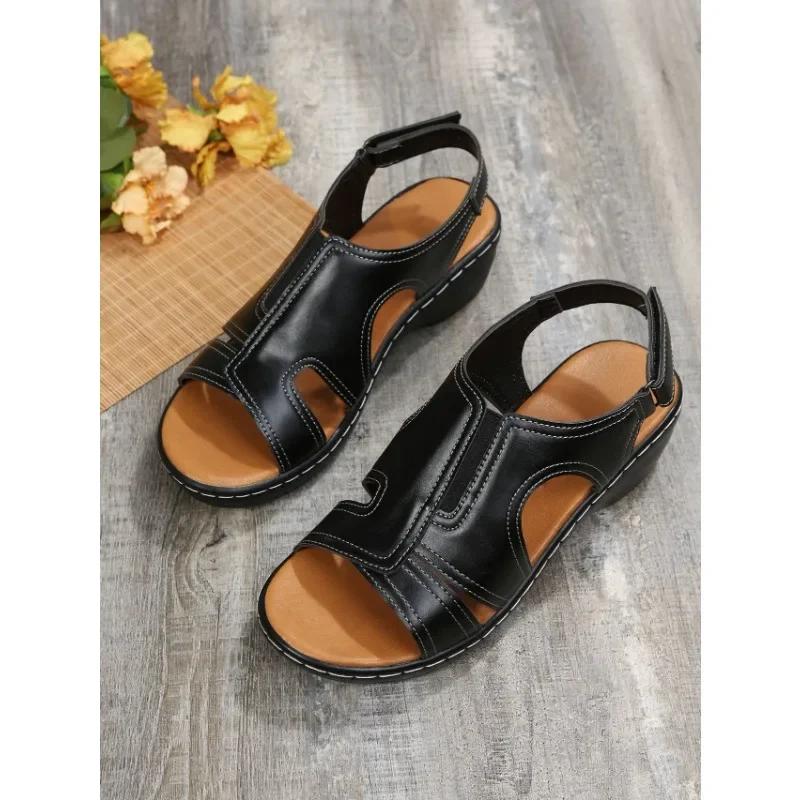 Summer Women Wedge Shoes Orthopedic Sandals Comfort Ladies Shoes Sandalias Plus Size Lightweight Beach Sandals