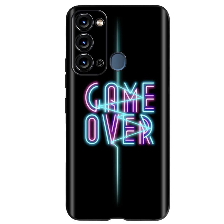 For ITEL Vision 3 Case Fashion Cat Sunflower Phone Cases For Itel S17 S 17 S661W Soft TPU Black Silicone Cover Vision3 Bumper