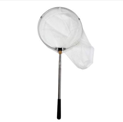 Butterfly Net Telescopic Fishing Net Shrimp Small Fishing Net Pocketstainless Steel Children'S Insect Catching Net