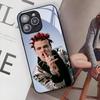 Yungblud Pouzdro na telefon s jahodovými rty pro Iphone 17 Air 16 15 14 12 11 13 Pro Max Mini Se Puls skleněný kryt