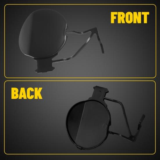 1PCS Black Front Bumper Tow Hook Eye Cover Cap Accessory Fit Honda Fit 2018-