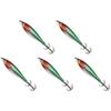 2-10PCS 5.5g Laser Luminous Floating Horizontal Wood Shrimp Lure Squid Jigging Shrimp Hook Octopus Cuttlefish Fishing Baits