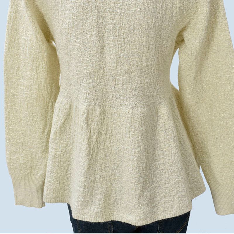 Export Order Good Goods V Neck Fashionable Gentle Sweater Spring Elegant Slim Looking Chic Classic Style Knitting Cardigan Outwear