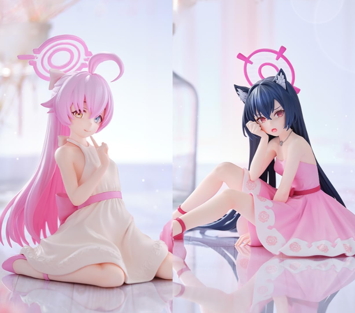 

Blue Archive Hoshino & Celica Figures by Yumemirize, Set of 2, Approx. 12cm, Official, Authentic Blue Archive
