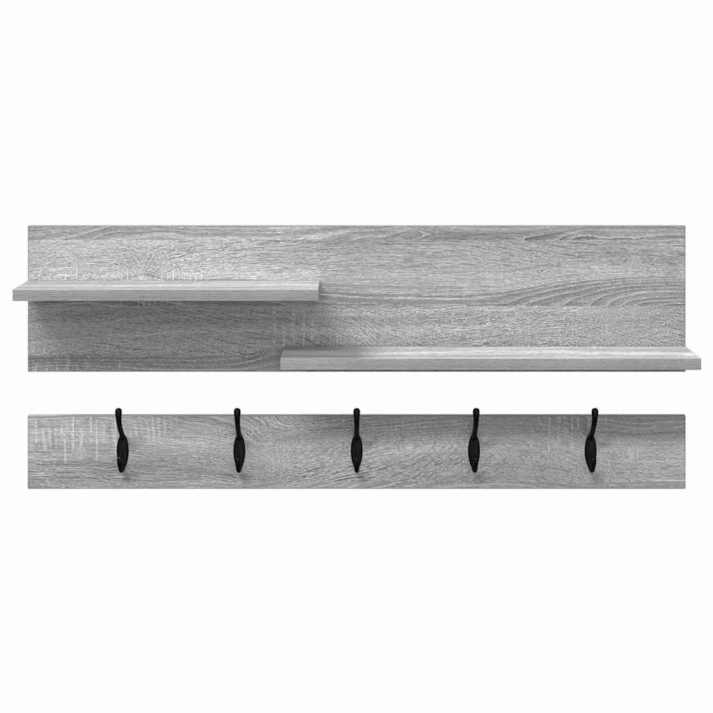 Wall mounted nightstand wall bracket Grey Sonoma