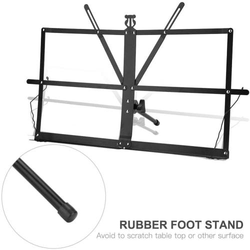 Adjustable Music Stand, Desktop Music Stand with Foldable Design, Portable, for Violin, Guitar, and Other Instruments, Perfect for Performance, Practi