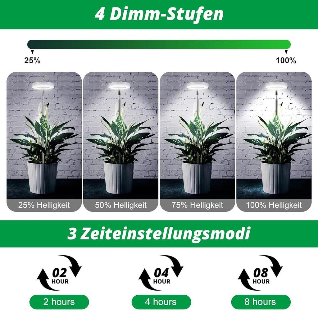 Grow Lights For Indoor Plants Plant Grow Light Timing Dimmable LED Hydroponic Lamp For Greenhouse Flower Growth Bonsai Care