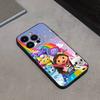 G-Gabbys Dollhouse Cute Phone Case For iPhone 16,15,14,13,12,11 Plus,Pro Max,XS,X,XR,SE,Mini,8,7,Soft Silicone Black Cover