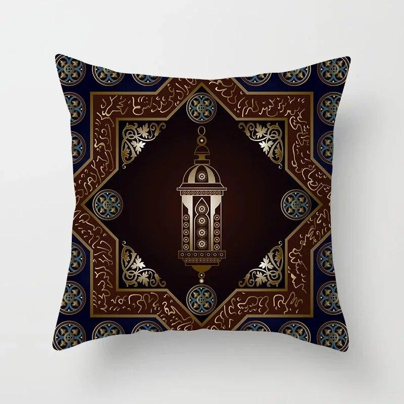 2024 Eid Mubarak Mājas Dekora Spilvendrānas Islāma Ramadan Dekors Mošeja Musulmaņu Spilvendrānas Dāvana