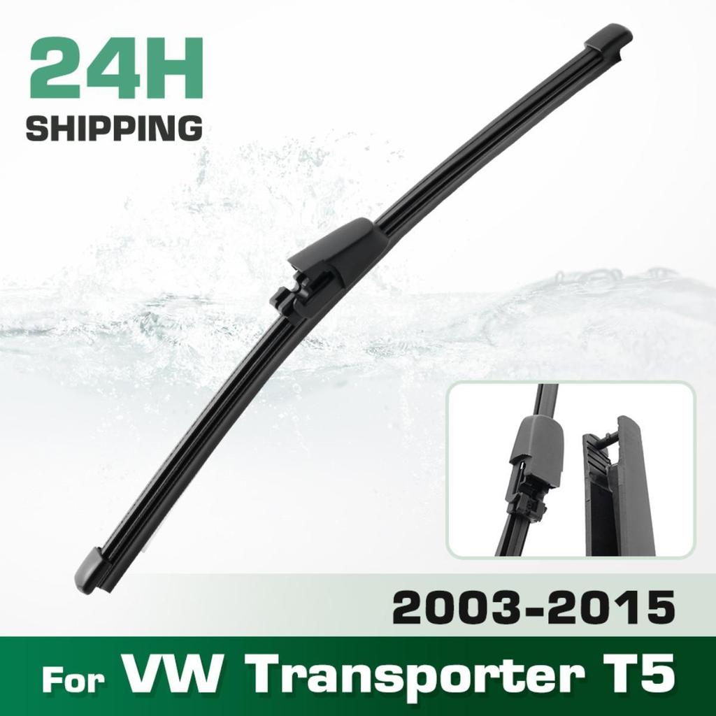 Rear Windshield Wipers Blades,Premium All-Season Wiper Blades Replacement For VW Transporter T5 2003-2015,Natural Rubber Bayonet,Easy To Install 16″