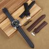 Weiches Echtleder Uhrenarmband 18mm 20mm 22mm Rindsleder Schwarz Braun Armband Schnellverschluss Universelles Uhrenarmband für Herren Damen